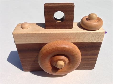 Hand Made Wooden Toy Camera Waldorf Inspired Baby T Etsy