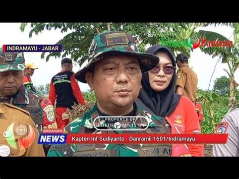 Danramil 1601 Indramayu Giat Karya Bakti Bersikan Sampah Dan Tanam