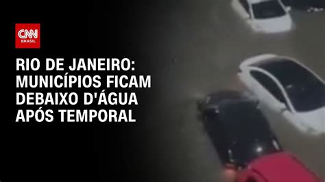 Rio De Janeiro Munic Pios Ficam Debaixo D Gua Ap S Temporal Agora