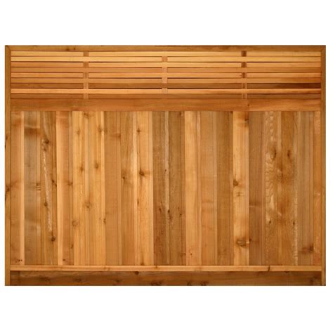 Cedar Fence Panels Basket Weave Lumberworld