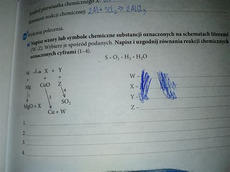 Wykonaj Polecenia A Napisz Wzory Lub Symbole Chemiczne Substancji