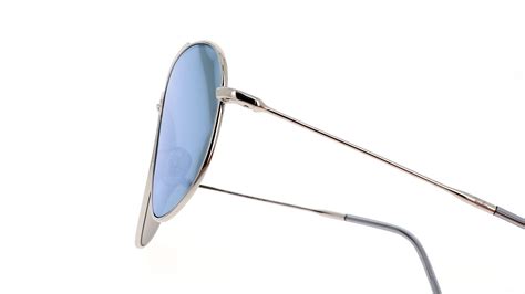 Sonnenbrille Ray Ban Aviator Reverse RBR0101S 003 GA 59 11 Silver Auf