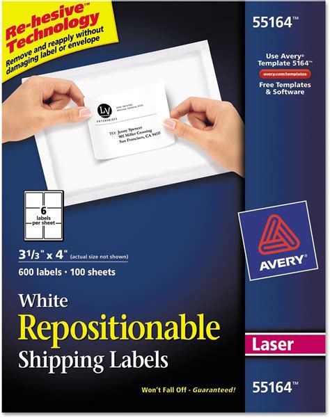 Amazon Avery Printable Shipping Labels With Sure Feed X