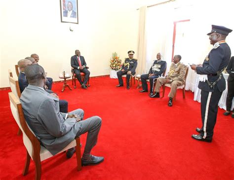 Photos Ruto Presides Over Police Pass Out Parade In Kiganjo