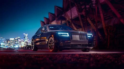 2022 Rolls Royce Black Badge Ghost 5 4k Cars Hd Desktop Wallpaper Widescreen High Definition