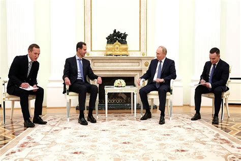 Vladimir Poutine a eu un entretien avec Bachar al Assad à Moscou