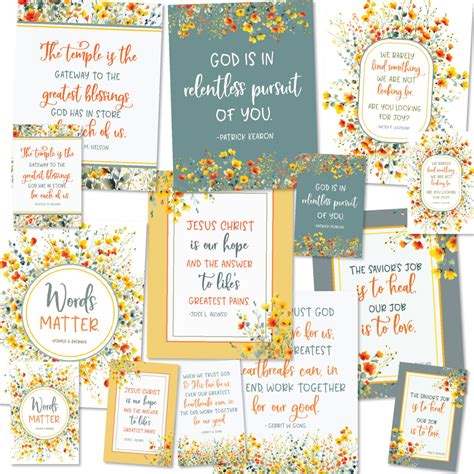 Free Fall October Lds General Conference Quote Printables