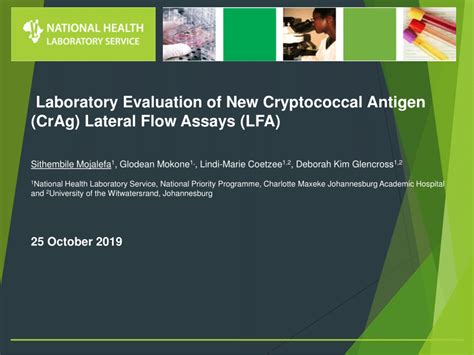 Pdf Laboratory Evaluation Of New Cryptococcal Antigen Crag Lateral Flow Assays Lfa