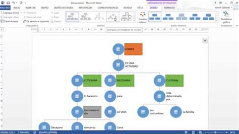 CÓmo Hacer Un Mapa Conceptual En Word Youtube