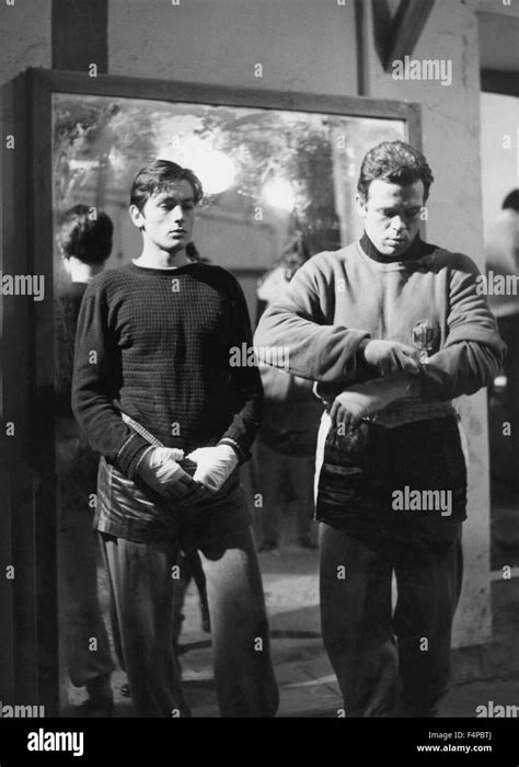 Alain delon rocco and his brothers Black and White Stock Photos ...