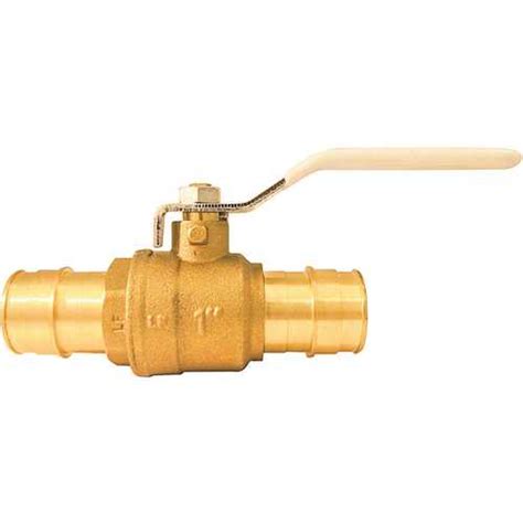 Apollo Epxv1 1 In Brass Pex A Expansion Barb Ball Valve