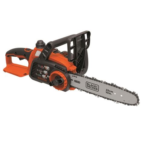 Black Decker 20 Volt Max Lithium Ion 10 In Cordless Electric Chainsaw 1 Battery Lcs1020 Scie