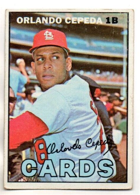 Topps Baseball Orlando Cepeda Hof World Series Champs Vintage