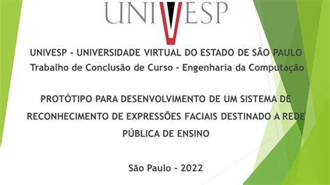 Video Apresenta O Tcc G Engenharia Da Computa O Univesp Julho