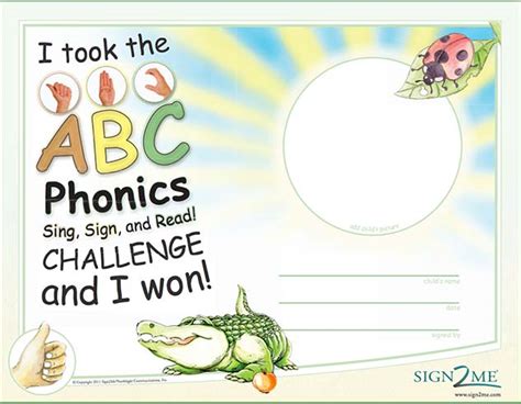 Abc Phonics Sing Sign And Read By Nellie Edge