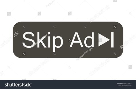 Skip Ad Advertisement Isolated Icon Stock Vector (Royalty Free ...