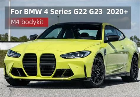 M4 Style Body Kit For Bmw 4 Series G22 2020 2022 With Front Rear Bumper Grille For Bmw Car