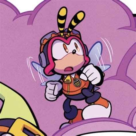 Charmy The Bee Sonic IDW Pfp in 2024 | Sonic art, Bee icon, Sonic