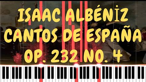 Isaac Albéniz Cantos de España Op 232 No 4 Córdoba Isaac Albéniz