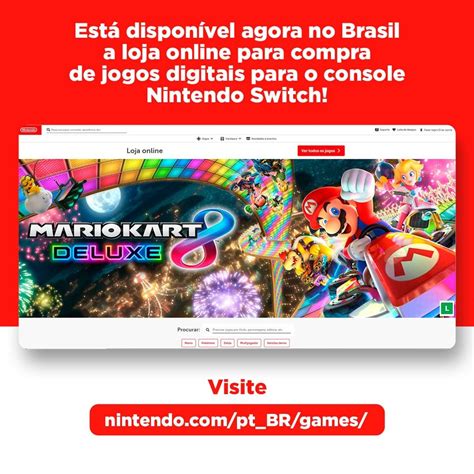 Brasil Nintendo Inaugura Loja Oficial Para Compra Dos Jogos Digitais