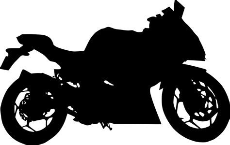 6 Motorcycle Silhouettes Png Transparent