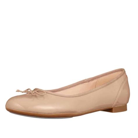 Clarks Couture Bloom Nude Patent Premium Shoes Shoes