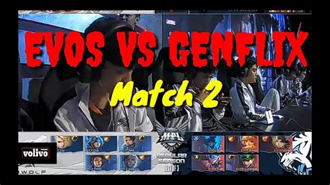 Genflix Aerowolf Vs Evos Legends Match Mpl Indonesia Season Week