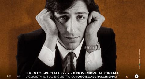 Giorgio Gaber Rivive In Un Docu Film Alla Festa Del Cinema Arriva Io