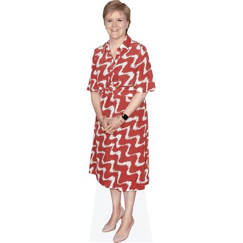 Nicola Sturgeon Midi Dress Mini Cardboard Cutout Standee