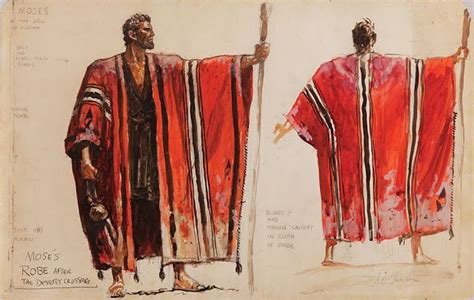 The Art Of Film Moses Robe Costume Design In The Ten Commandments