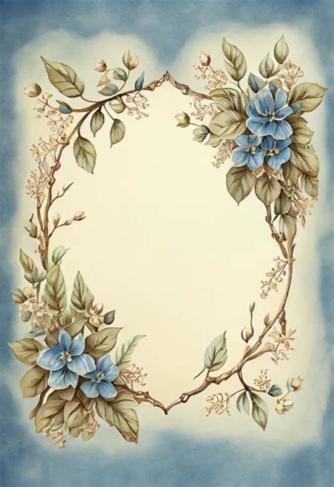 Pin By Lotus On Flowers Free Watercolor Flowers Flower Frame