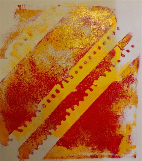 Mono Printing On A Gelatin Plate Ruth Lane Art