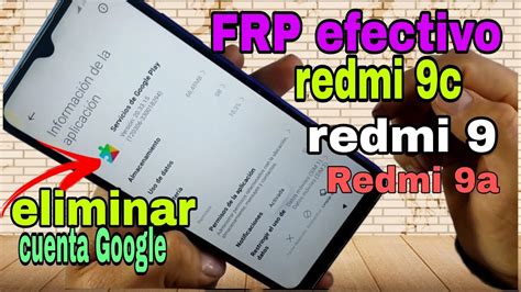 Eliminar Cuenta Google Xiaomi Redmi C Redmi A Redmi I Nuevo M Todo