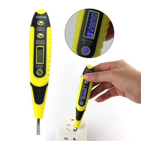 Lcd Digital Electric Test Pen Multi Sensor Voltage Tester Detector Test