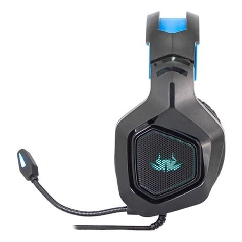 Fone Ouvido Gamer Knup Kp Preto E Azul Extra