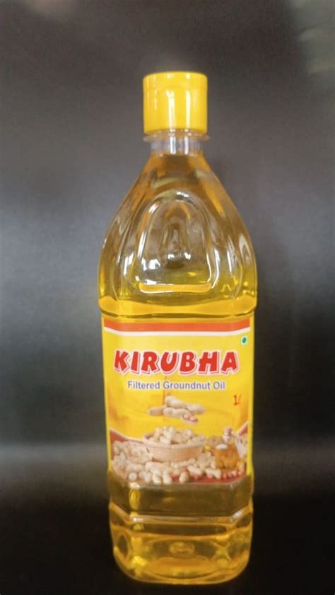 Litre Kirubha Chekku Groundnut Oil Bottle At Litre Groundnut