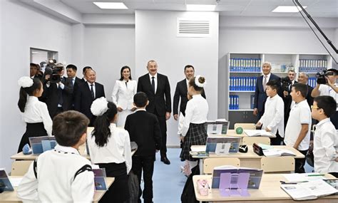 В Бишкеке состоялось открытие школы-гимназии имени Гейдара Алиева — Фото