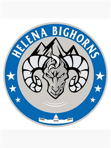 "Helena Bighorns" Poster for Sale by JagatLangit | Redbubble