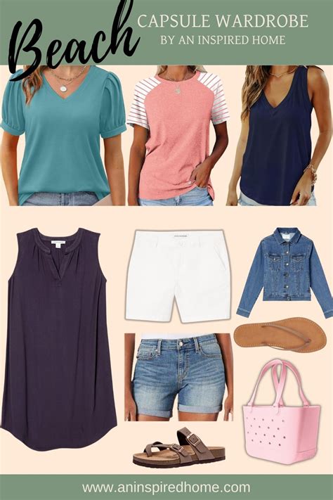 Easy Beach Vacation Capsule Wardrobe For Women An Inspired Home