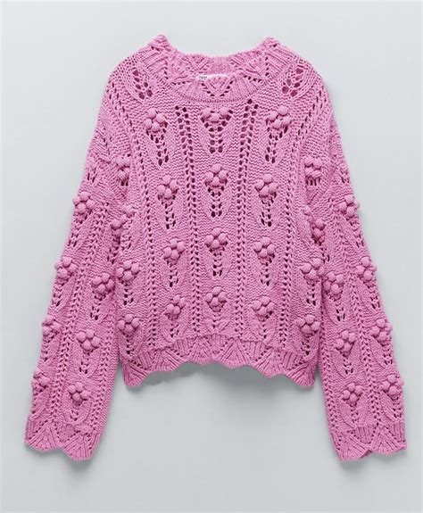 Pink Sweater Knitting Women Sweater Sweaters Oversized Knitted Sweaters