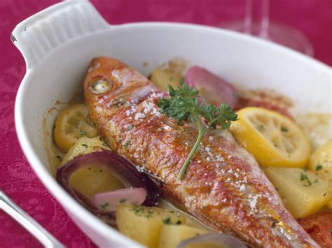 Baked Red Mullet With Potatoes Recipe Eat Smarter USA