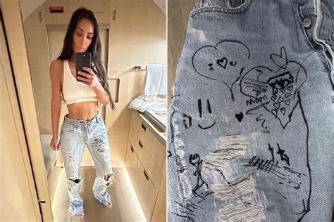 Kim Kardashian Shares Photo of Jeans Her Kids Customized for Her: 'I Love Seeing Their ...