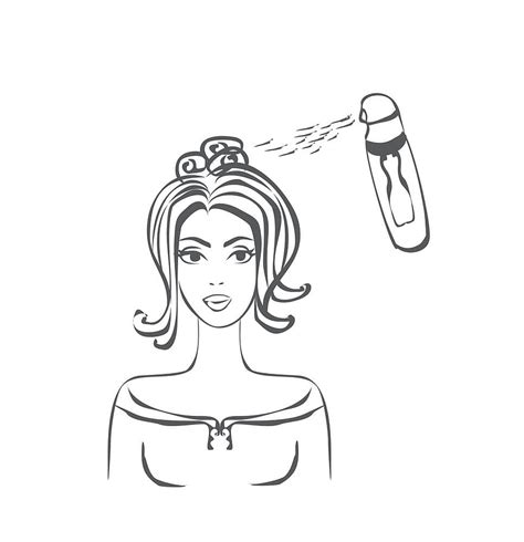 Mujeres En Peluquería Vector Doodle Eps Ai Uidownload