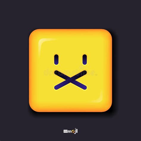 Square Emoticons Yellow Emoji Faces Emoticon Smile, Digital Smiley ...