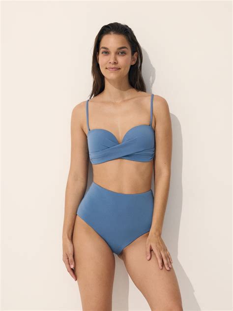 Haut De Bikini Couleur Bleu RESERVED 0968Y 55X