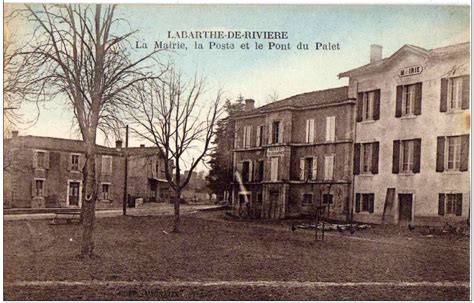 Photos anciennes Mairie de Labarthe Rivière