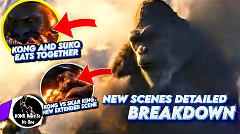 Godzilla X Kong New Scenes Detailed Breakdown Kong Vs Skar King