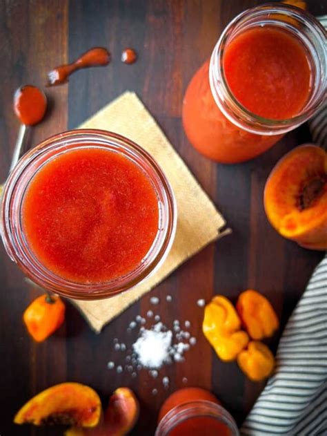 Smoked Peach Habanero Hot Sauce Modern Harvest