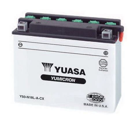 Yuasa Y50 N18L A CX Yumicron CX Battery 10 11 59 Off RevZilla