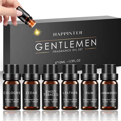 Happinter Mens Essential Oils Set Designed For Men Essential Oils